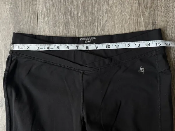 Sansara Yoga Block Yoga Pants Black Size M - Image 4