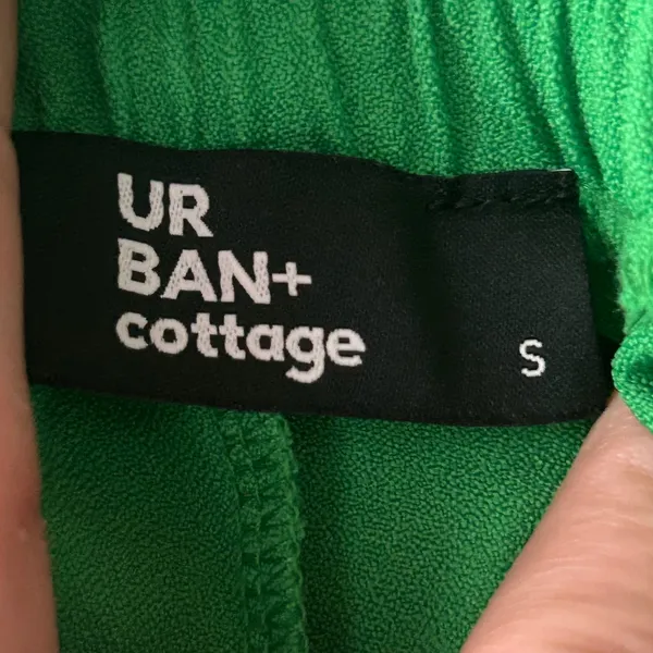 Urban‎ Cottage Green High Waisted Elastic Shorts ST3034 Womens Small - Image 3