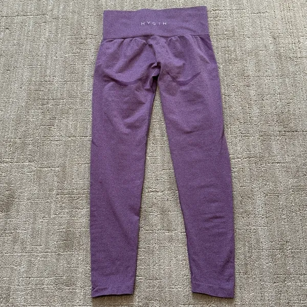 NVGTN purple leggings sz M - Image 3