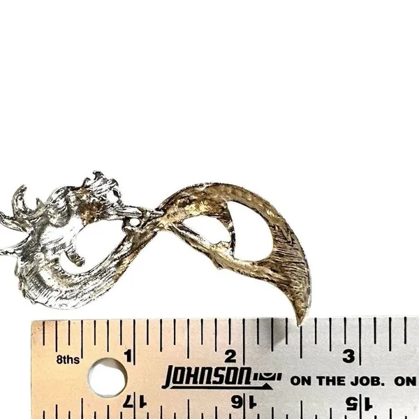 Celtic Dragon Silver-Tone Hair Pin - Image 7