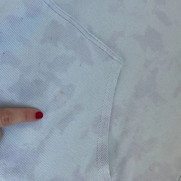 Aerie light blue tie dye quarter zip pullover sweater loungewear - Image 7