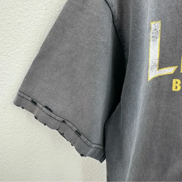 Los Angeles Lakers off the shoulder top - Image 5