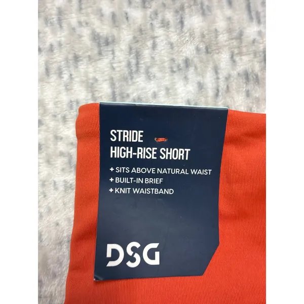DSG Stride High-Rise Shorts Ginger Orange Womens Small DAW14103 Athletic Running - Image 4