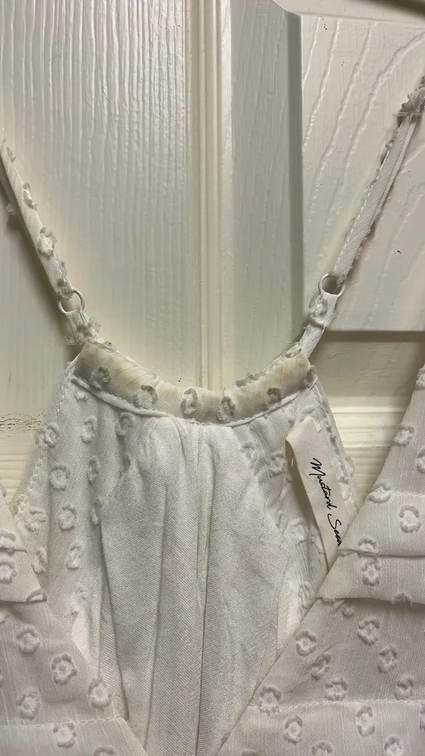 Mustard Seed Dress Mini White - Image 3