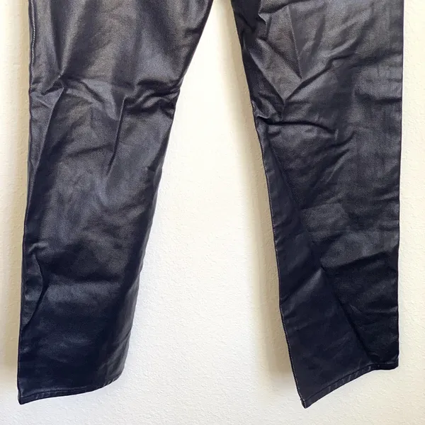 NWT Madewell The '90s Straight Jean in Coated Midnight Blue‎ Foil NN461 - Image 8