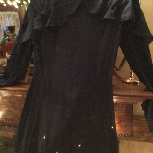 💝HPShein Flounce Fit &Flare Lantern Sleeve dress small - Image 6