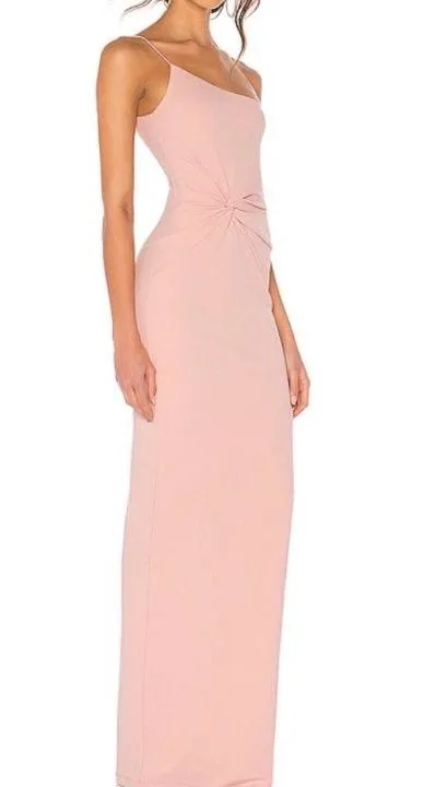 Revolve Blush One Shoulder Maxi Dress - Image 2