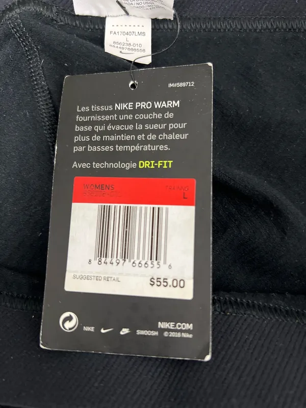 NWT Nike Pro Warm Leggings - Image 6