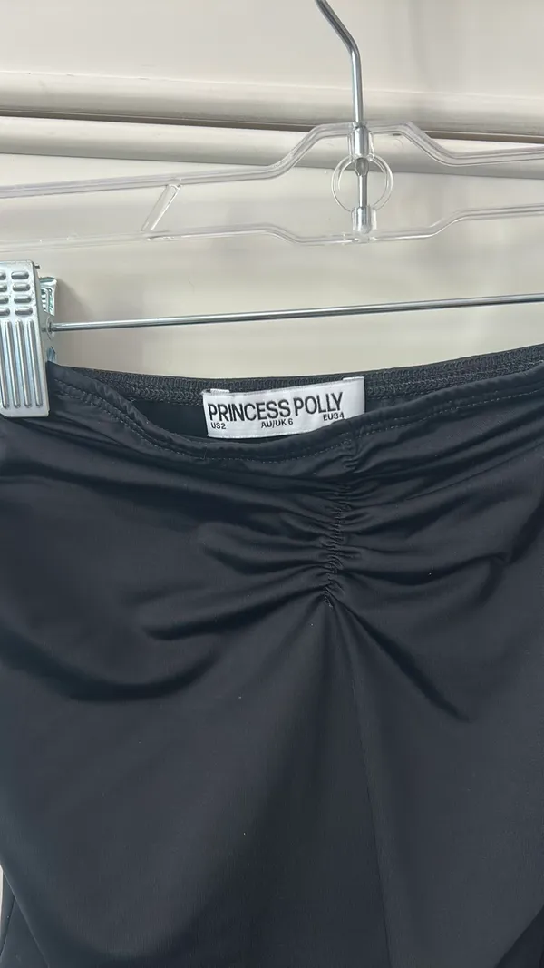 Black Princess Polly Strapless Bodysuit - Image 3