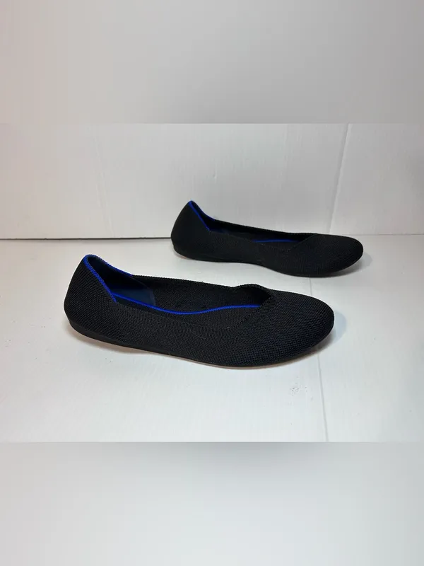 Rothy's Black slip on flat shoe women size 8 - Image 3