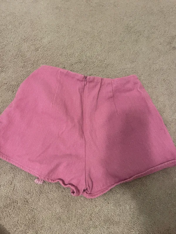 Altar'd State Pink Tie Skort - Image 4