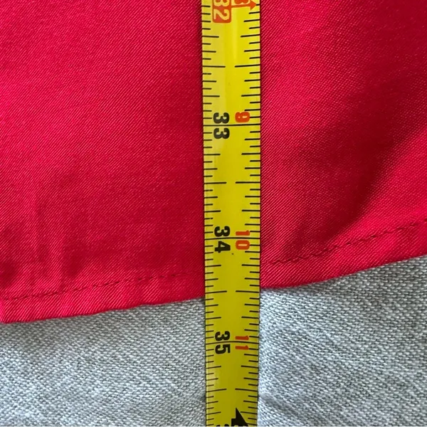 Mango Women’s Red Long Sleeve Shift Dress Size 6US NWT - Image 8