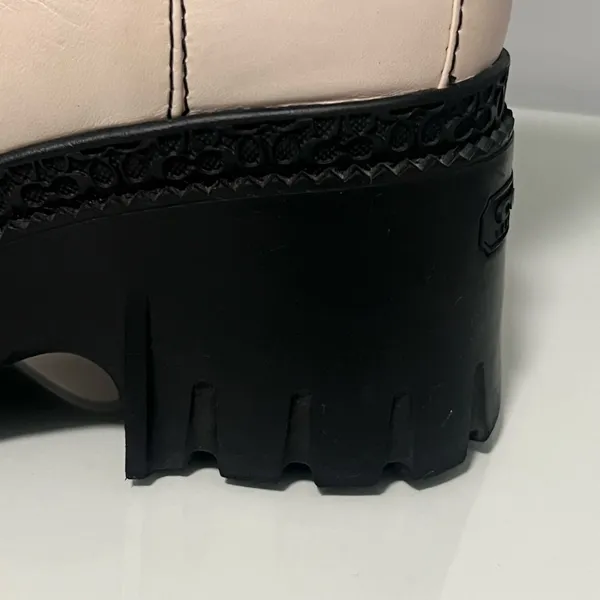 Coach Cream and Black Ankle Booties - Image 7