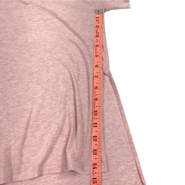 LULULEMON My Mantra V-Neck Hi Low Top Tunic Sz 12/14 Pink Athletic Everyday - Image 10