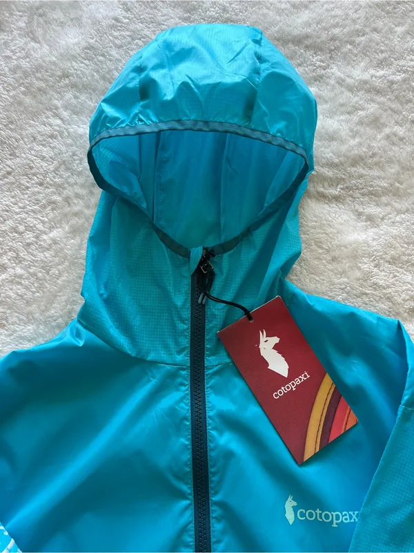 Cotopaxi Teca Half-Zip Windbreaker Blue Orange Size XS - Image 4