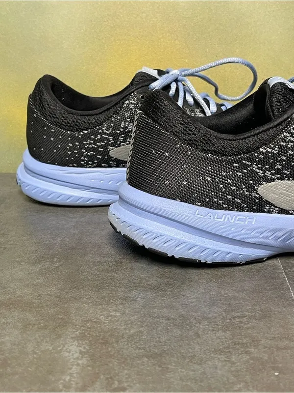 Brooks Launch 6 Women's Black/Gray/Blue Running Shoes Size 9B - Image 16