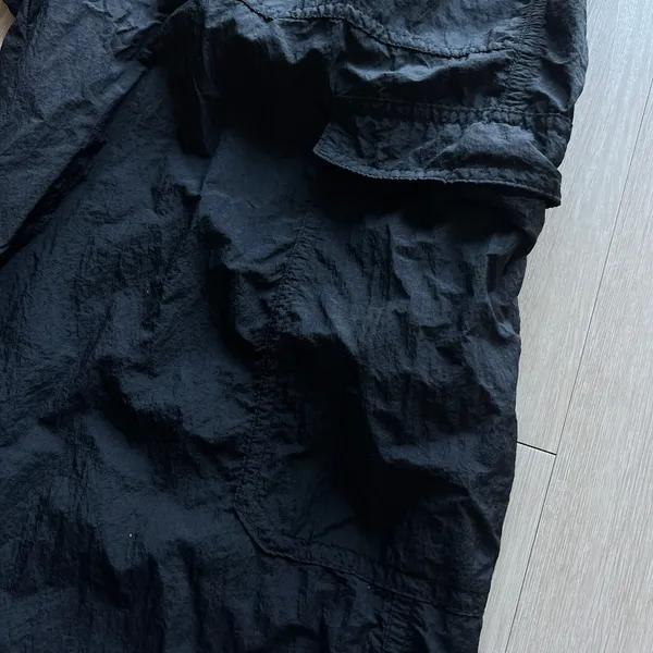 Old Navy Quick Dry Nylon Pants Womens Small Black Drawstring Waist - Image 9