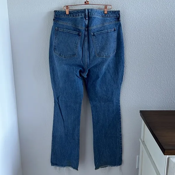 Old Navy Extra High-Rise Kicker Boot-Cut Denim Jeans 16 - Image 2