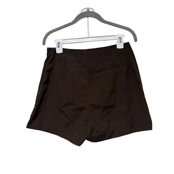 H&M Brown Skort Size 6 Women's Skort with Button Detail - Image 3