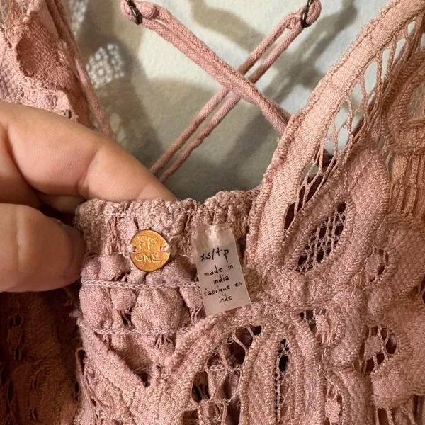 Free people babydoll tank top‎ crochet - Image 2