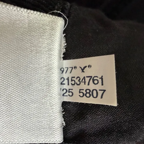 American Eagle High Waisted Cuffed Stovepipe Jean Womens 8 Black Classic Denim - Image 15