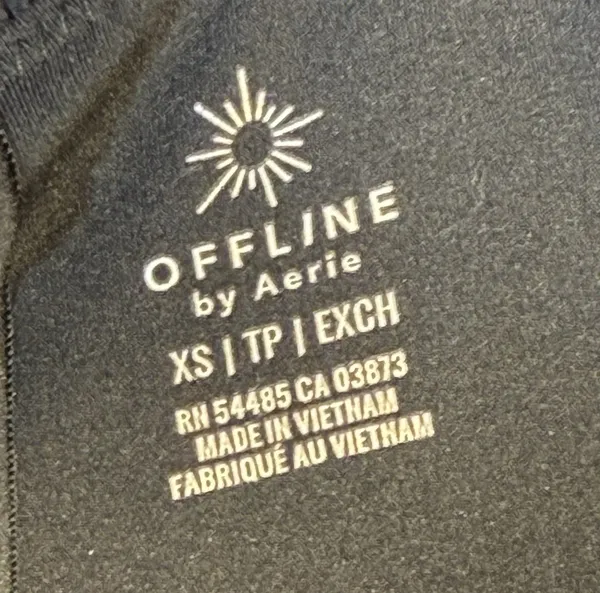 OFFLINE by Aerie Real Me Exercise Mini Dress Black Active Athletic Cutout XS - Image 7