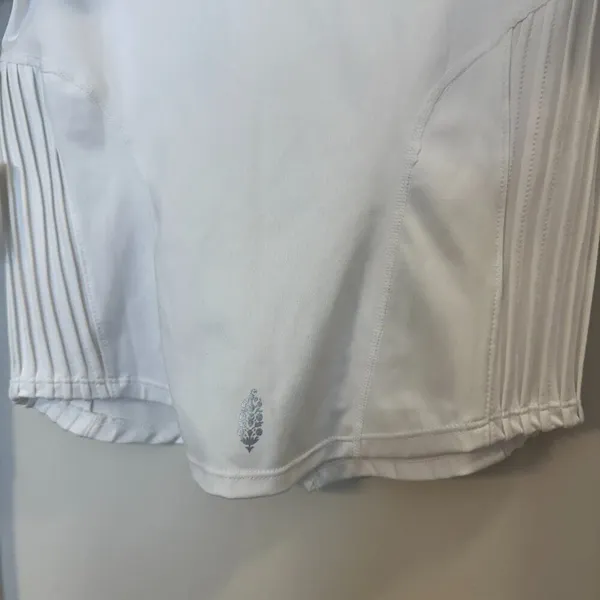 FREE PEOPLE Movement Playin For Keeps Zip Jacket in White Combo Size X-Small NWT - Image 7