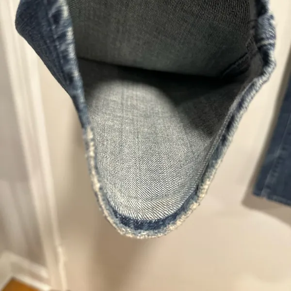 VTG Y2K 7 For All Mankind Sz: 28 Flare Jeans Indigo Low Rise Stretch USA. - Image 13