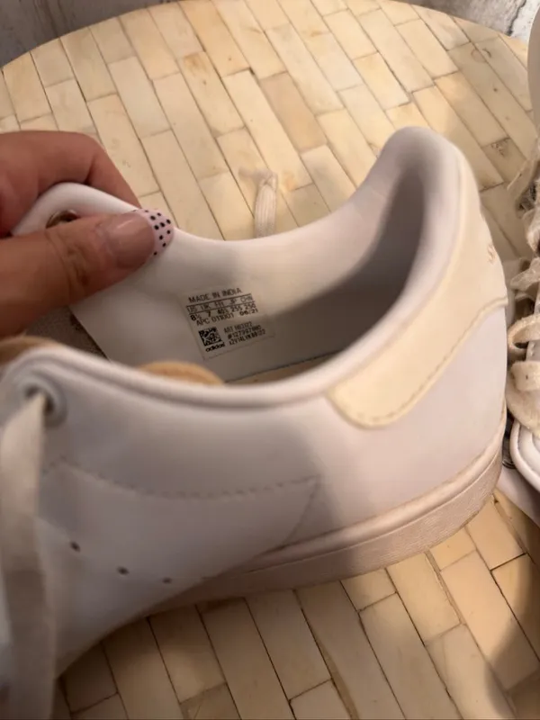 Adidas Stan Smith Primegreen White Beige Sneakers Womens Size 8.5 H03122 Shoes - Image 8