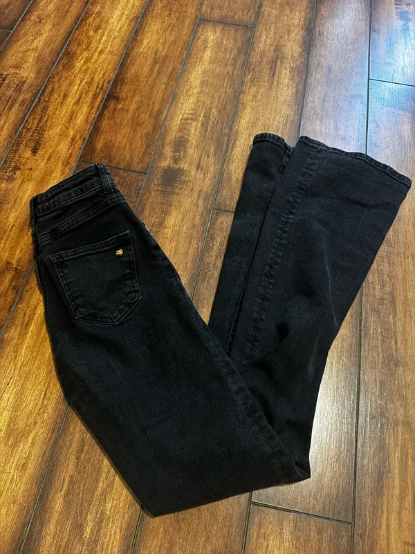 Zara black flare jeans  - Image 4