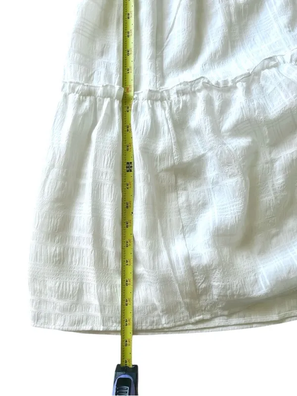Altard state anna‎ flutter sleeve maxi dress White Sz Medium - Image 10