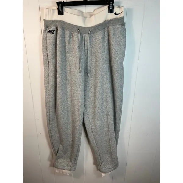 Nike Women's Sportswear Icon Clash Easy Fleece Joggers in Light Gray Size XXL - Image 2