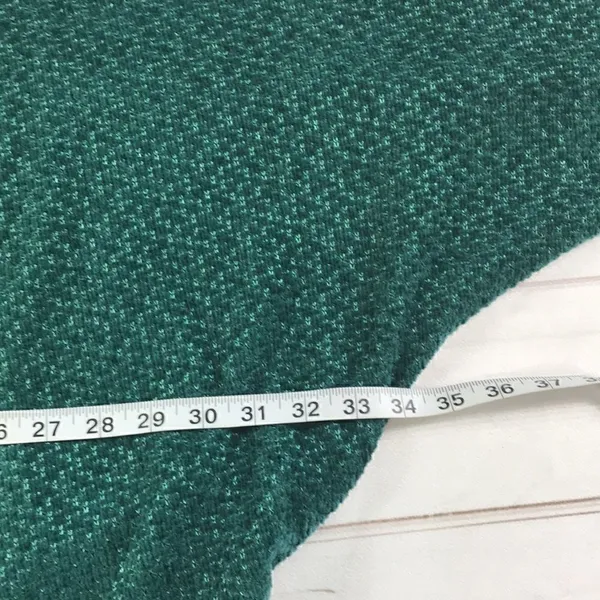 Flawless Green Chenille Pocketed Oversized Cardigan - Image 10