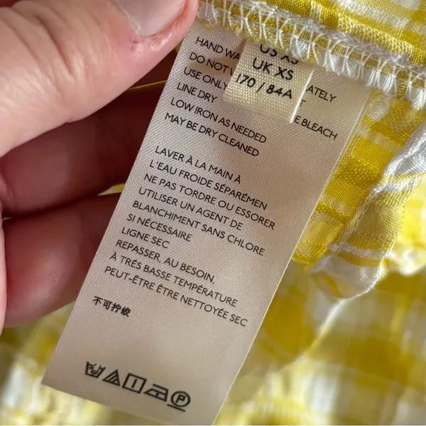 free people yellow gingham raw edges halter maxi dress - Image 9