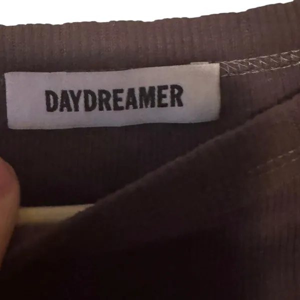 DAYDREAMER Brown 3/4 Sleeve Ribbed Top, P2P 19 - 21” New without Tag - Image 6