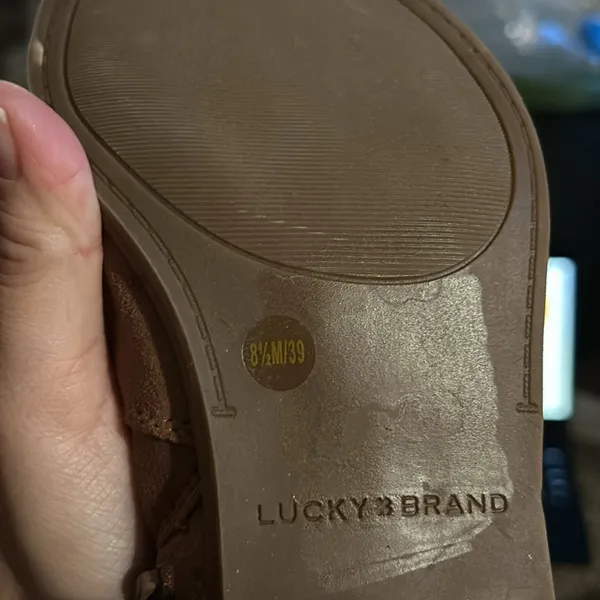 Lucky Brand Womens GODDIY Brown Suede Zipper Ankle Boots‎ Boots size 8.5 - Image 13