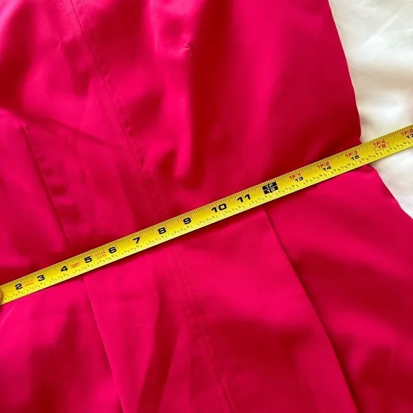Pink Martini Sheath Pink Sleeveless Mini Dress Zipper Party Barbie Size S - Image 4