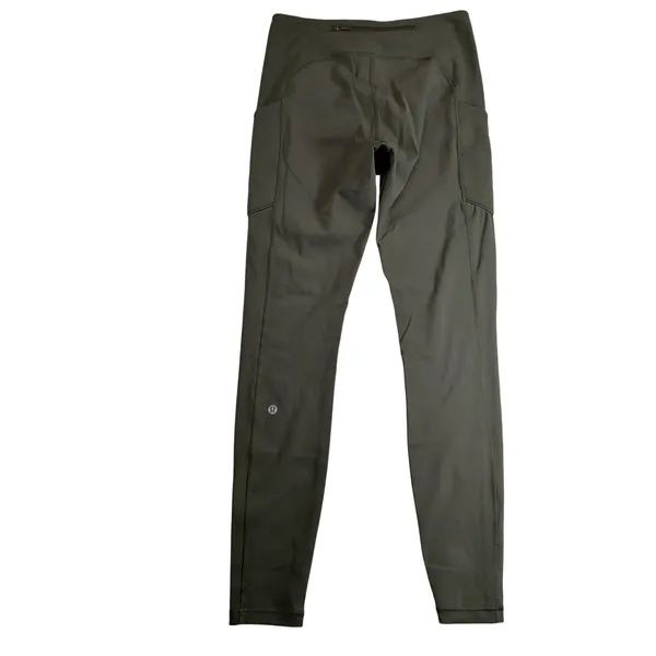Lululemon Speed Up Tight 28 Dark Olive Green Luxtreme Leggings W5BJHS Womens 6 - Image 2