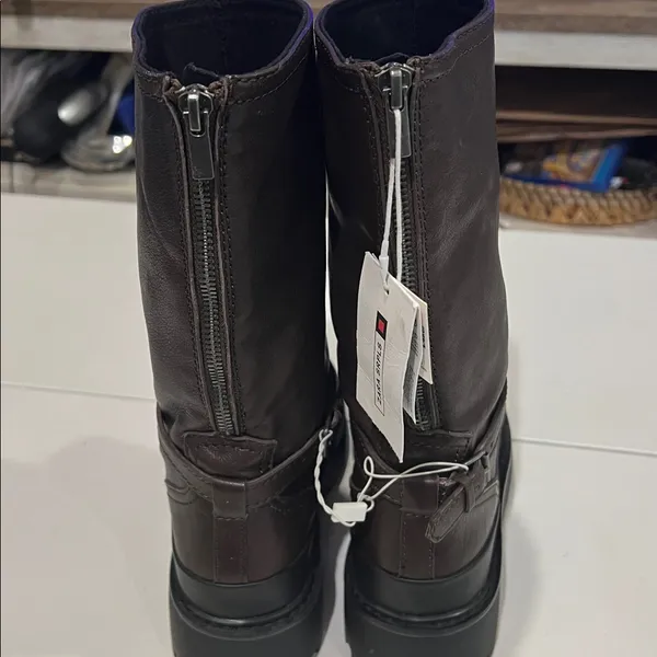 Zara chunky brown boots size 39 - Image 5
