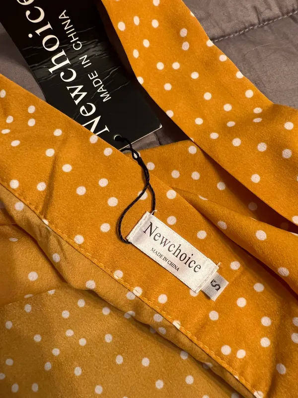 Wrap Skirt Yellow Size M - Image 3