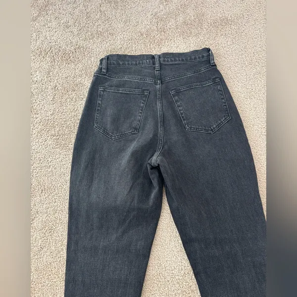 Abercrombie & Fitch Curve Love Ultra High Rise 90s slim Straight Jeans crossover - Image 6