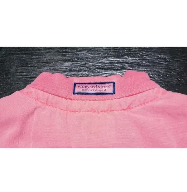 Vineyard Vines Women's 1/4 Zip Pullover Sweatshirt Size Medium - Pink - Image 5