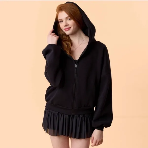 NWT! Blogilates Target X - Women's Marshmallow Full Zip Hooded Sweatshirt XL - Image 3