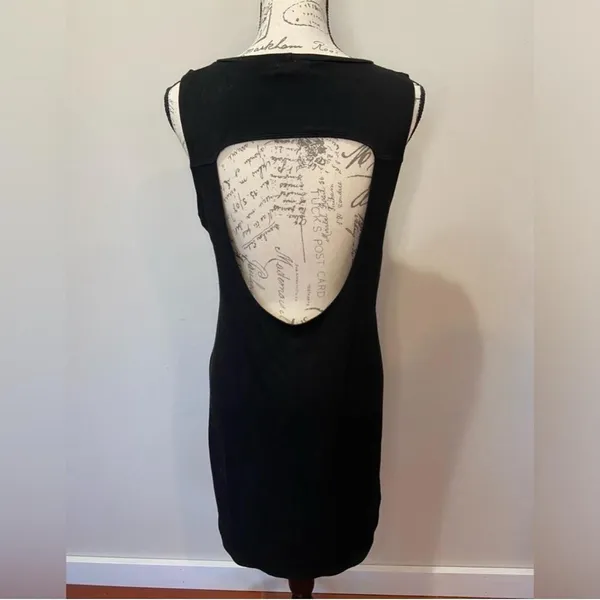 LNA Womens Black High-Low Open Back Sleeveless Mini Dress Size L‎ Made in USA - Image 5