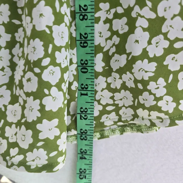 Princess Polly‎ Tasmin Green Floral Mini Dress Spaghetti Strap Tie Front US 4 - Image 11