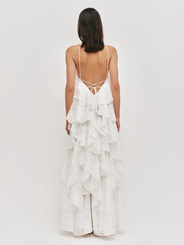 AJE MERRITT EMBROIDERED GOWN Dress Original Price $1099 USD size AU8/US 4 - Image 5