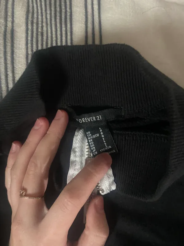 Forever 21 Cropped Quarter Zip - Image 3