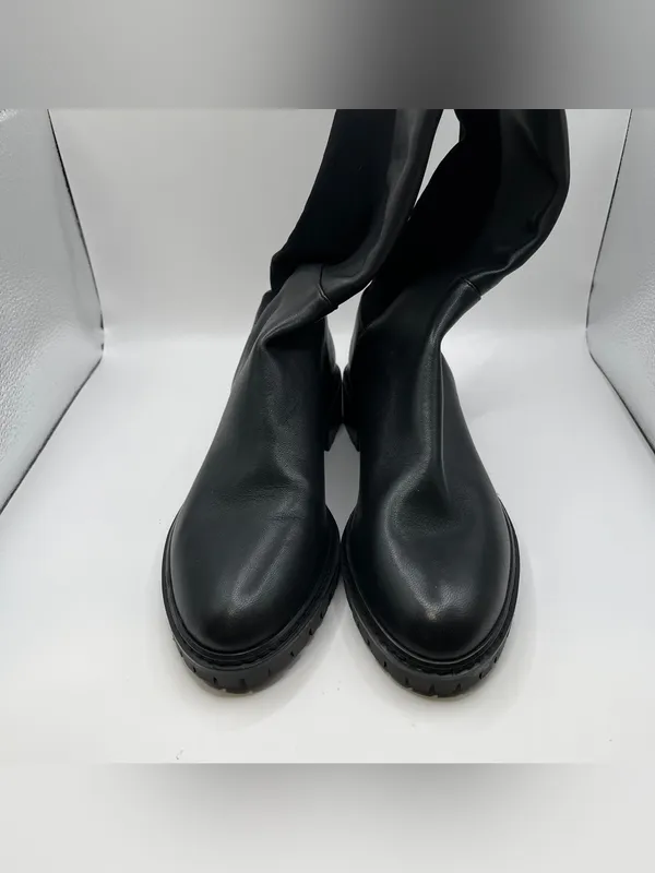 NWOB Stuart Weitzman City Knee High Boot size 6B black leather - Image 9