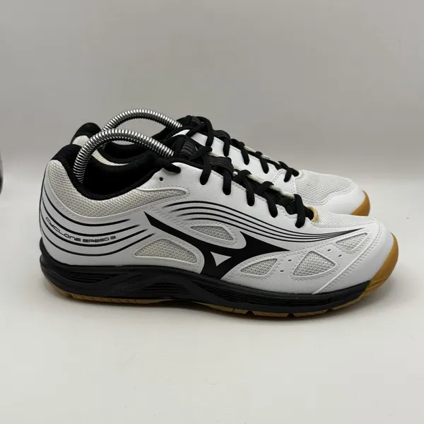 Mizuno Women's Cyclone Speed 3 Volleyball Shoe Size 9.5‎ New White/Black - Image 3