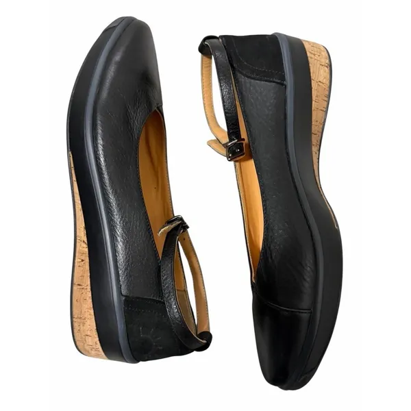Soleni Ruth Flat Black Shoes‎ Women's Size 8 - Image 7